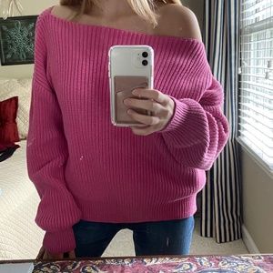 Princess Polly Hot Pink Sweater